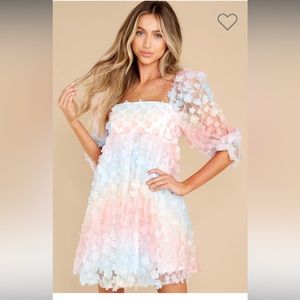 Floral Rainbow Dress